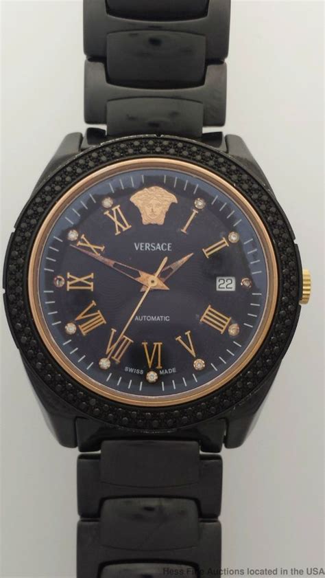 versace watch diamond bezel